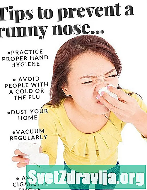 10 orsaker till en rinnande näsa och huvudvärk