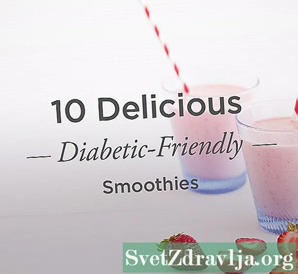 Diabetikoarekiko 10 smoothie gozoak