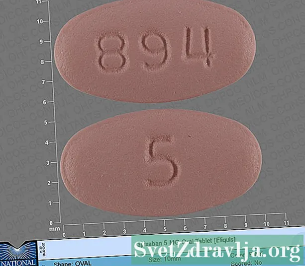 Apixaban, oralna tableta