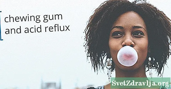 Môže žuvačka zabrániť refluxu kyseliny?