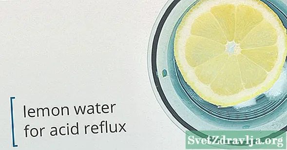Ali lahko z limonino vodo zdravite refluks kisline?
