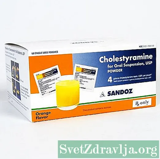 Cholestyramine, Whakatārewatanga-a-waha