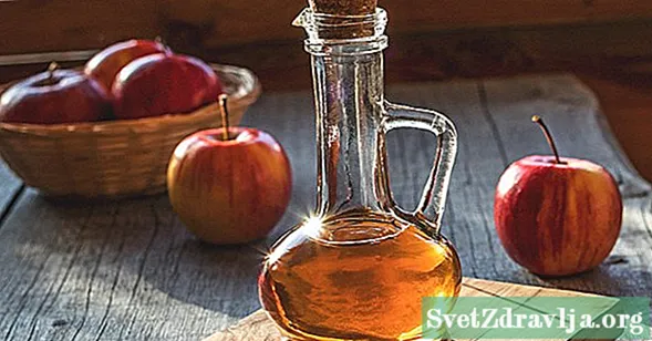Na Apple Cider Vinegar e Thusa ka Psoriasis?