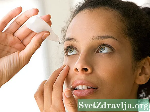 Augentropfen für trockene Augen - Wellness