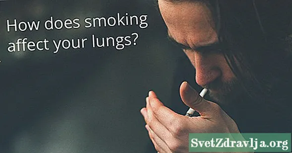 ¿En qué se diferencia el pulmón de un fumador de un pulmón sano?