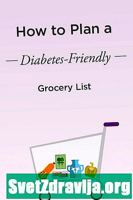 당뇨병 친화적 인 식료품 목록을 계획하는 방법