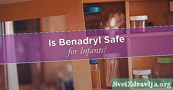 É seguro administrar Benadryl a bebês?
