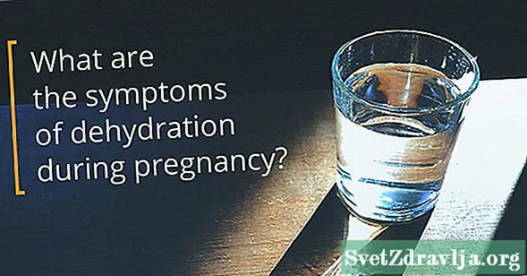 Symptomer vu schwéierer Dehydratioun wärend der Schwangerschaft - Wellness