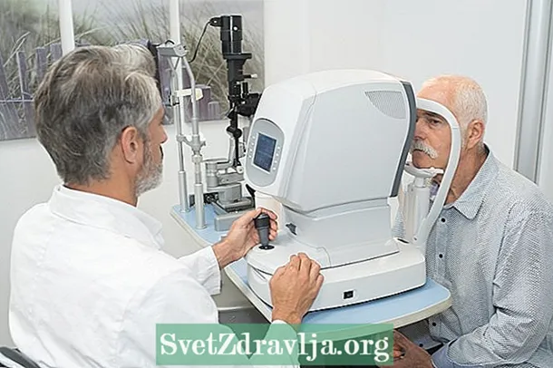 Kræft i øjet: symptomer og hvordan behandlingen udføres - Fitness