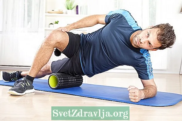 Hvordan bruke selvmasseringsrullen for å redusere smerter etter trening - Fitness