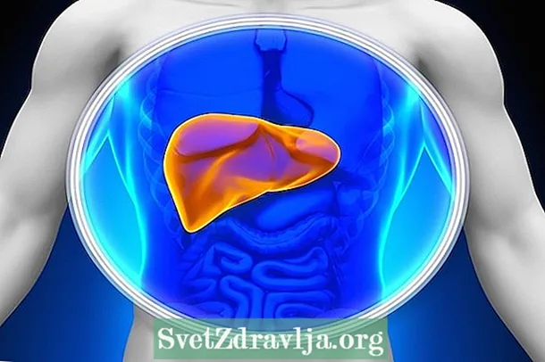 Ŝvelita hepato (hepatomegalio): kio ĝi estas, simptomoj kaj kiel trakti