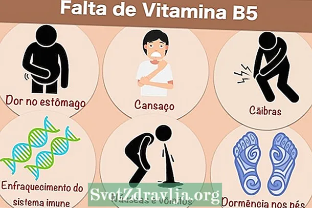 Symptomer på mangel på vitamin B5