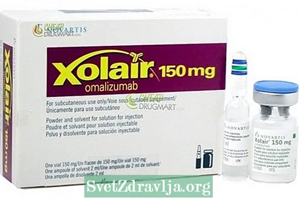 Xolair (Omalizumab): kanggo apa lan cara nggunakake
