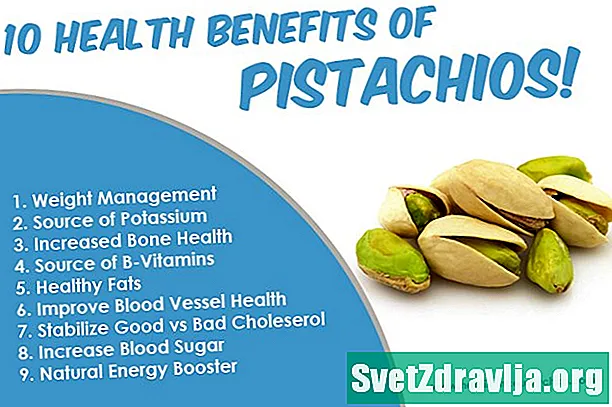 9 zdravstvene koristi pistacija
