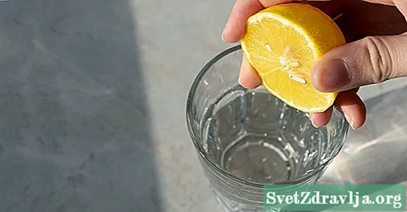 Helpt citroenwater u om af te vallen?