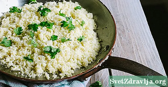 Како оризот од карфиол има корист за вашето здравје