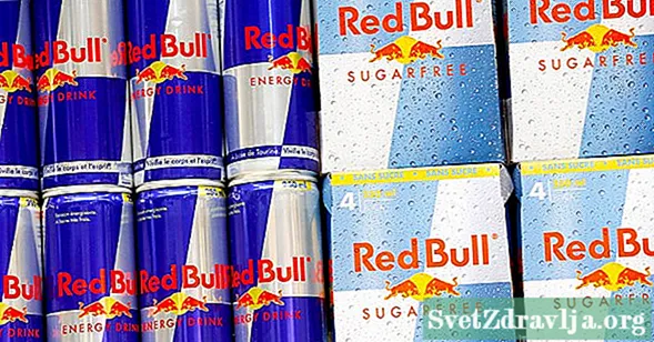 Quais são os efeitos colaterais de beber Red Bull?