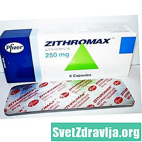 Azitromicīns, perorālā tablete