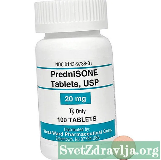 Prednison, perorálna tableta