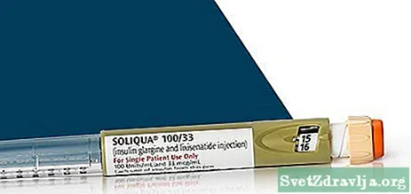 Soliqua 100/33 (insulini glargine / lixisenatide)